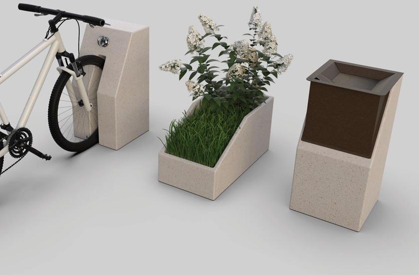 Manufatti Viscio Кашпо для общественных мест из реконструированного камня Modula sun-id-1417030 - Вид №2