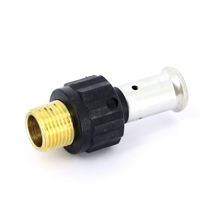 Муфта пресс-Н PVDF HENCO 16x1/2" 17PK1604 - Вид №3