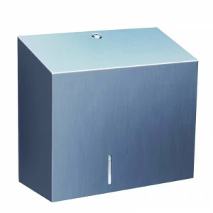 BSM101 Держатель туалетной бумаги STELLA MAXI, диаметр бумаги до 23 см, матовая сталь Merida