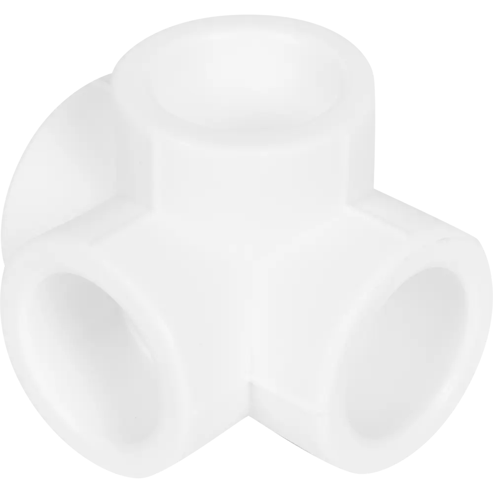 Крестовина двухплоскостная Valtec ø25 мм полипропилен STLM-2037140