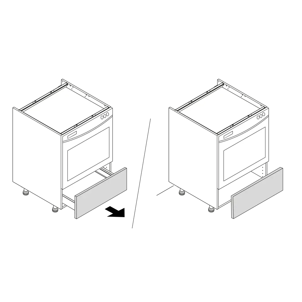 Фасад Delinia ID для духового шкафа 59.7x16.7 см белый МДФ 82011443 Реш STLM-0017548 - Вид №14