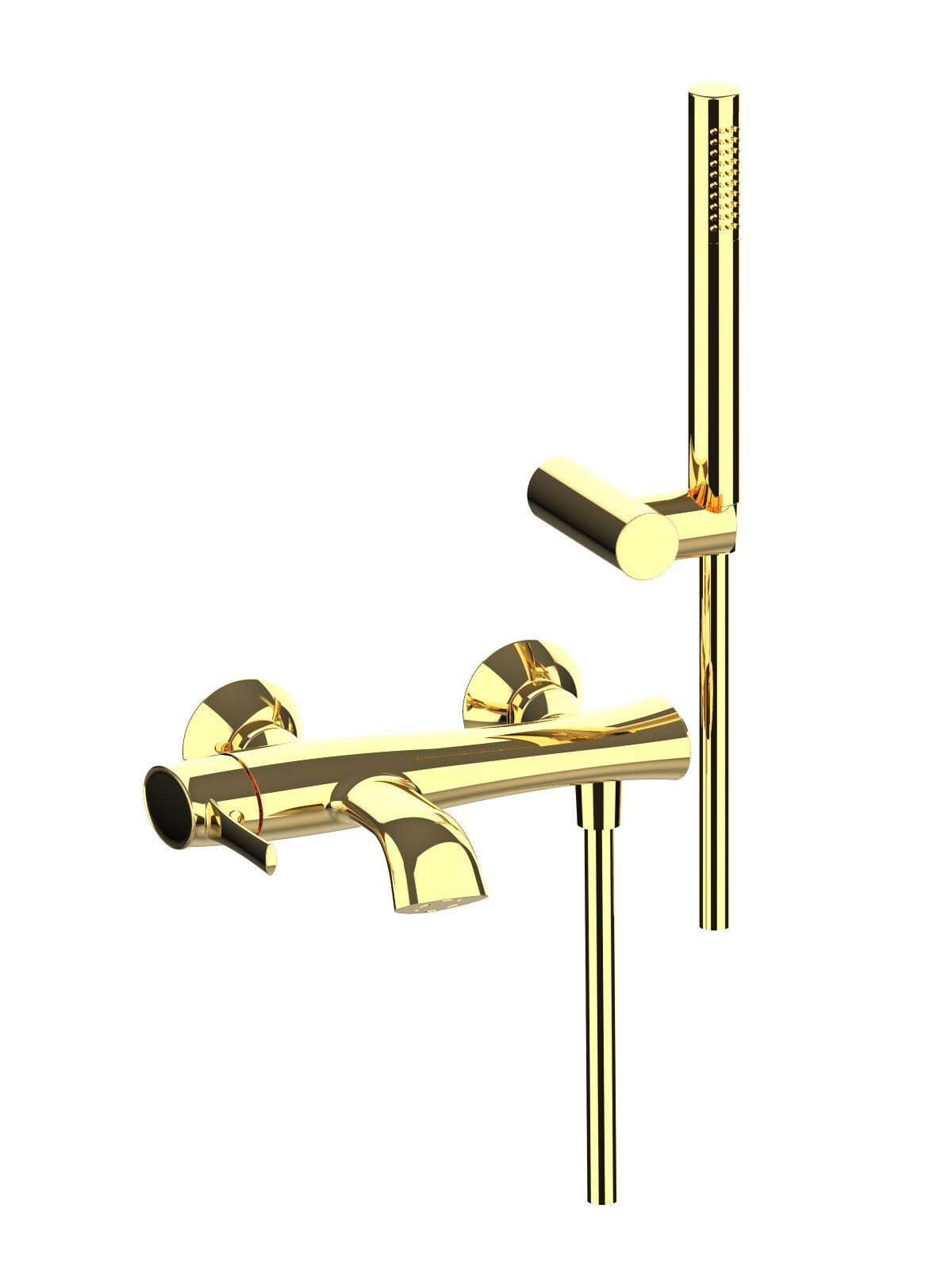 Внешний настенный смеситель для ванны с ручным душем Rubinetterie Frattini Delizia ARCH-00044558 - Вид №1