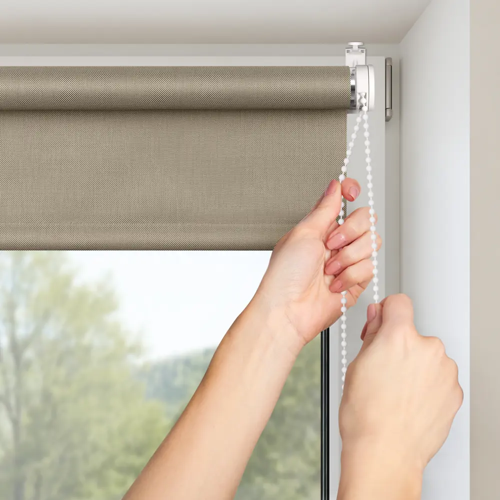 INSPIRE Screen - Рулонная штора серо-бежевая 100×190 см 84178256 STLM-0046944 - Вид №11