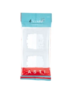 ASTI Рамка 2-ая вертикальная б/вст белая