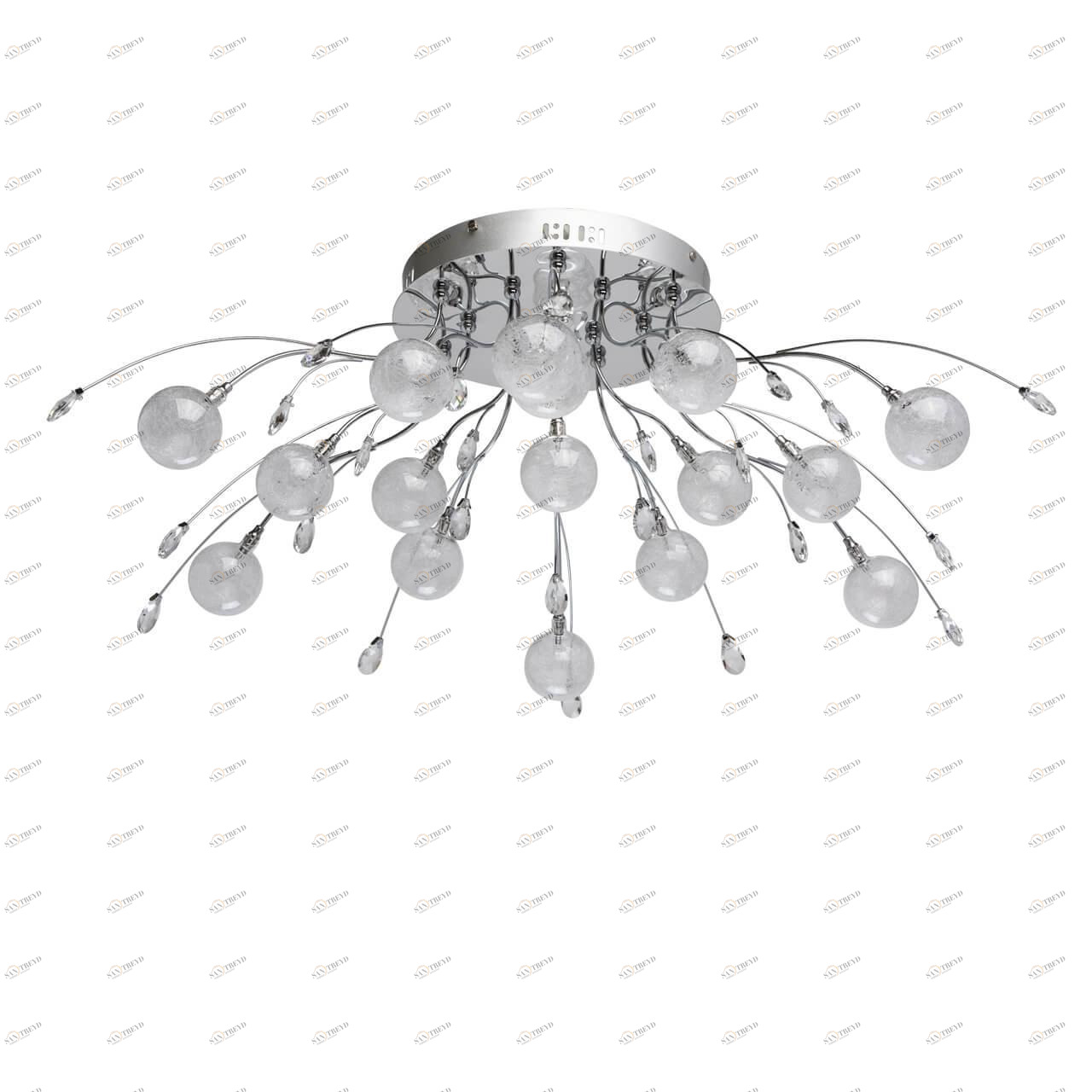 Потолочная люстра MW-Light Амелия 360014116 MW-LIGHT ДИЗАЙНЕРСКИЕ, АМЕЛИЯ 184233 Хром 