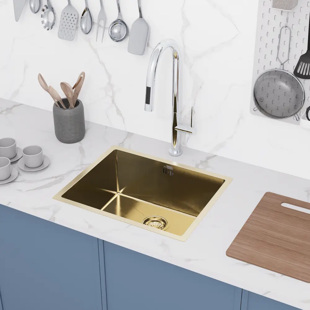 МОЙКА КУХ 50X40 Г20 ЗОЛОТ МЕТ KONSENSA STLM-2091398 - Вид №10