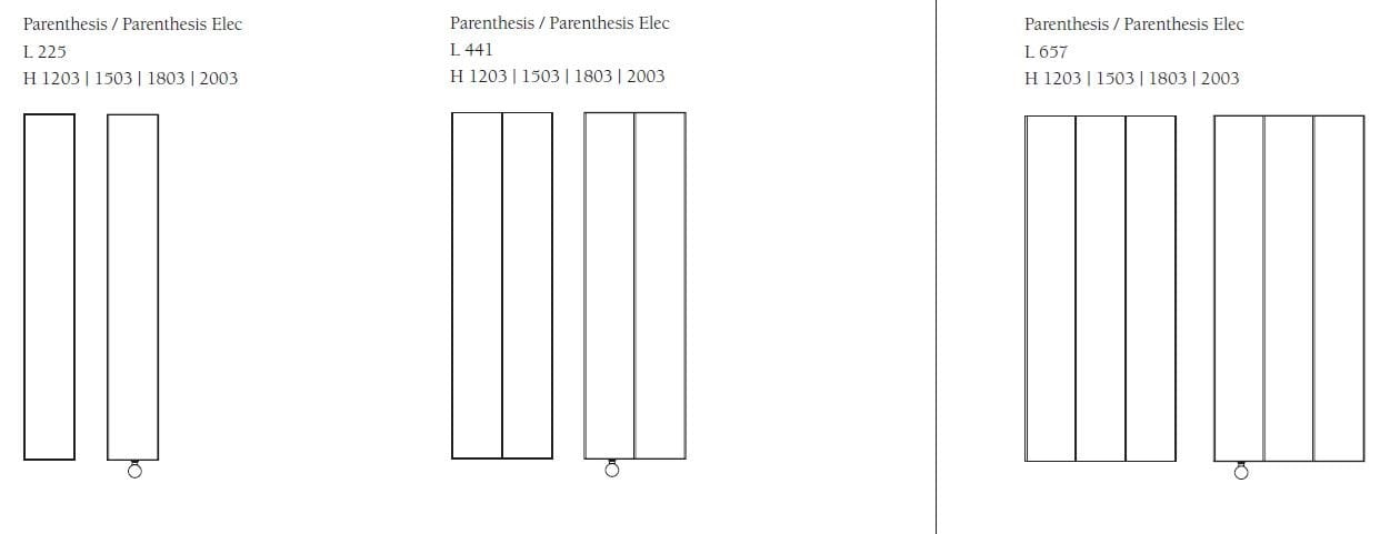 Алюминиевый модульный вертикальный полотенцесушитель Caleido ARCH-00074455 - Вид №7
