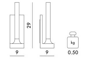 Applique a LED in PMMA e ABS Kartell GOODNIGHT ARCH-00006408 - Вид №11