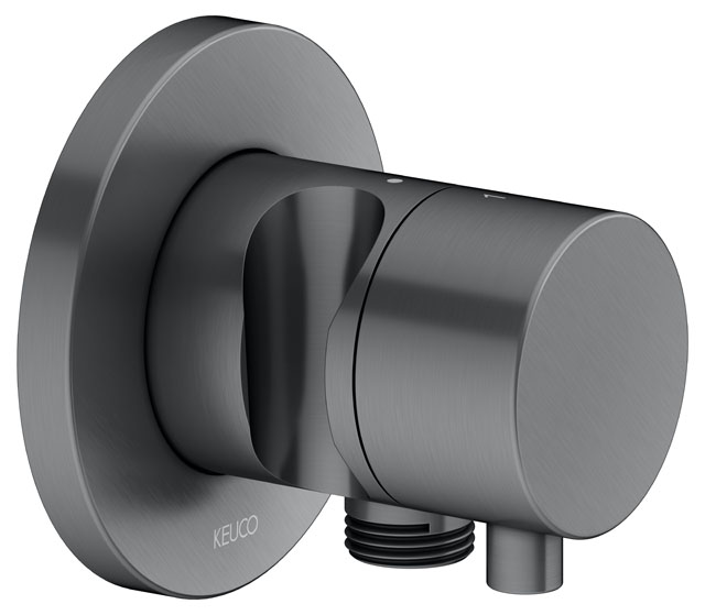 59556071201 Встраиваемый переключатель на 2 потребителя с выводом для шланга и держателем лейки DN 15 KEUCO IXMO - Вид №5