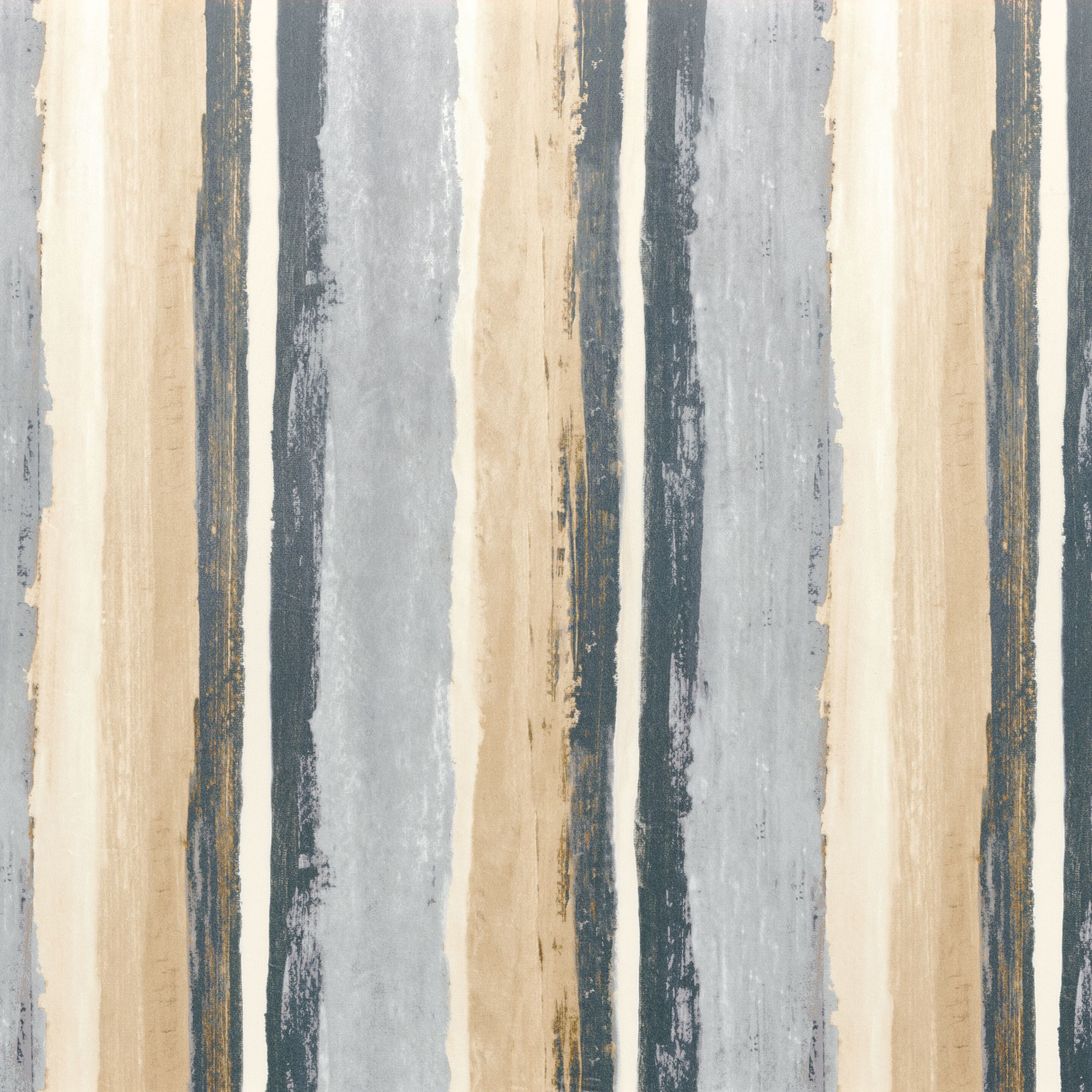 Бархатная моющаяся полосатая ткань Casamance Astelia ARCH-00078988 - Вид №2