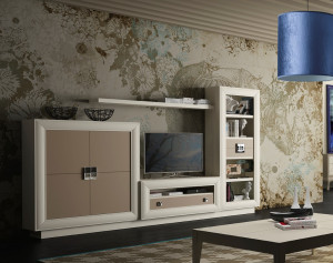 004565 Модульная стенка под ТВ Plain 338,5 см La Ebanisteria Berlin