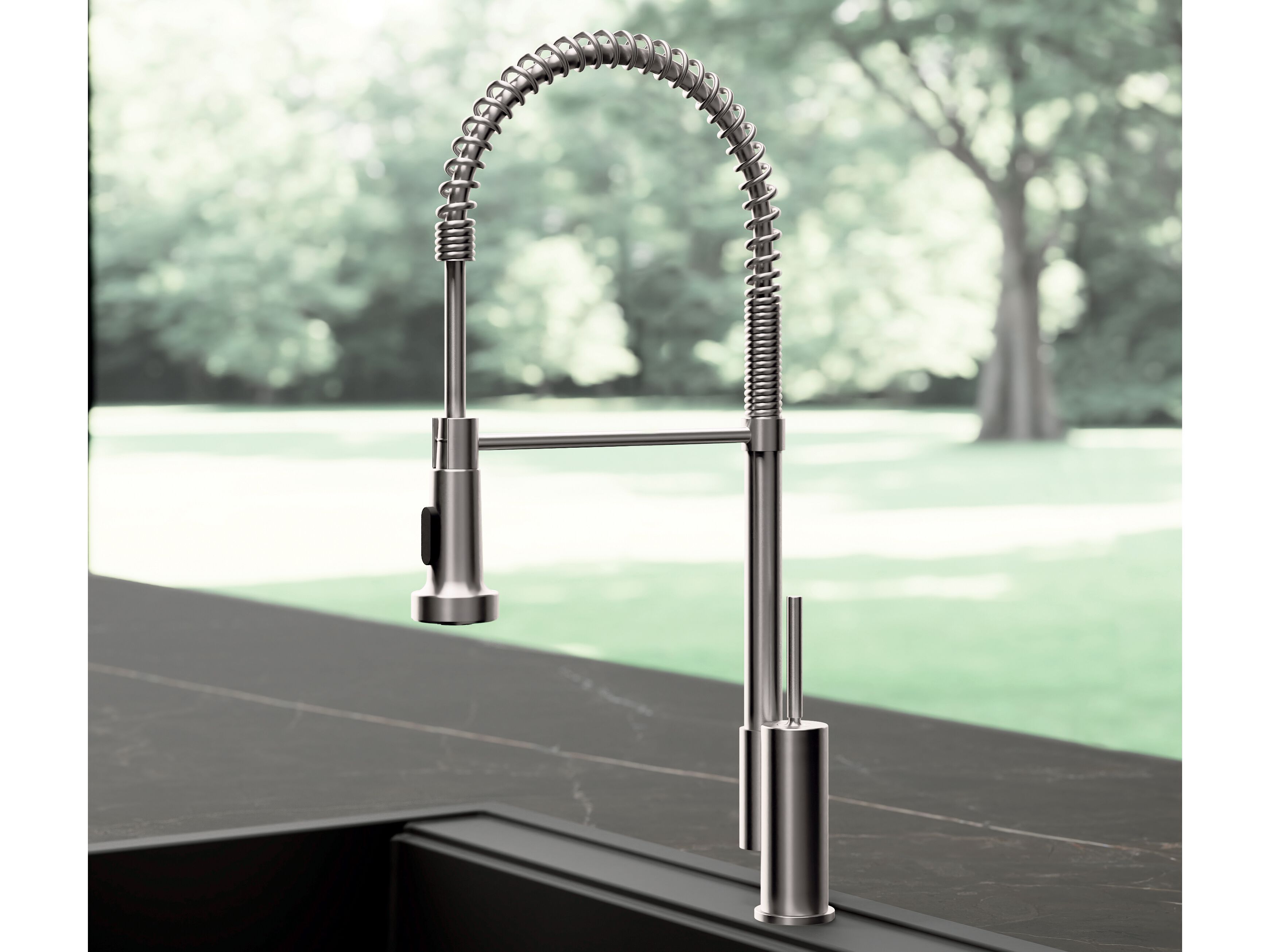 Смеситель для кухни на одно отверстие с ручным душем Elleci Elleci Kitchen ARCH-00136694