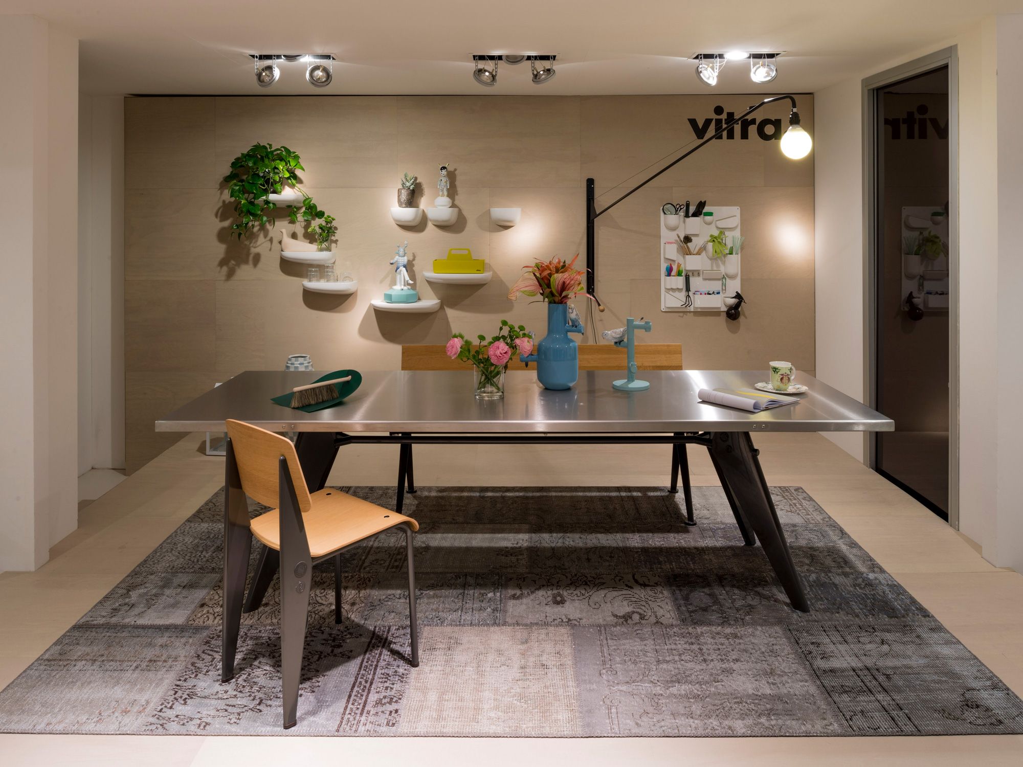 Шерстяной и хлопковый ковер в стиле пэчворк G.T.DESIGN Лоскутное шитье для мясной упаковки ARCH-00146141 - Вид №1