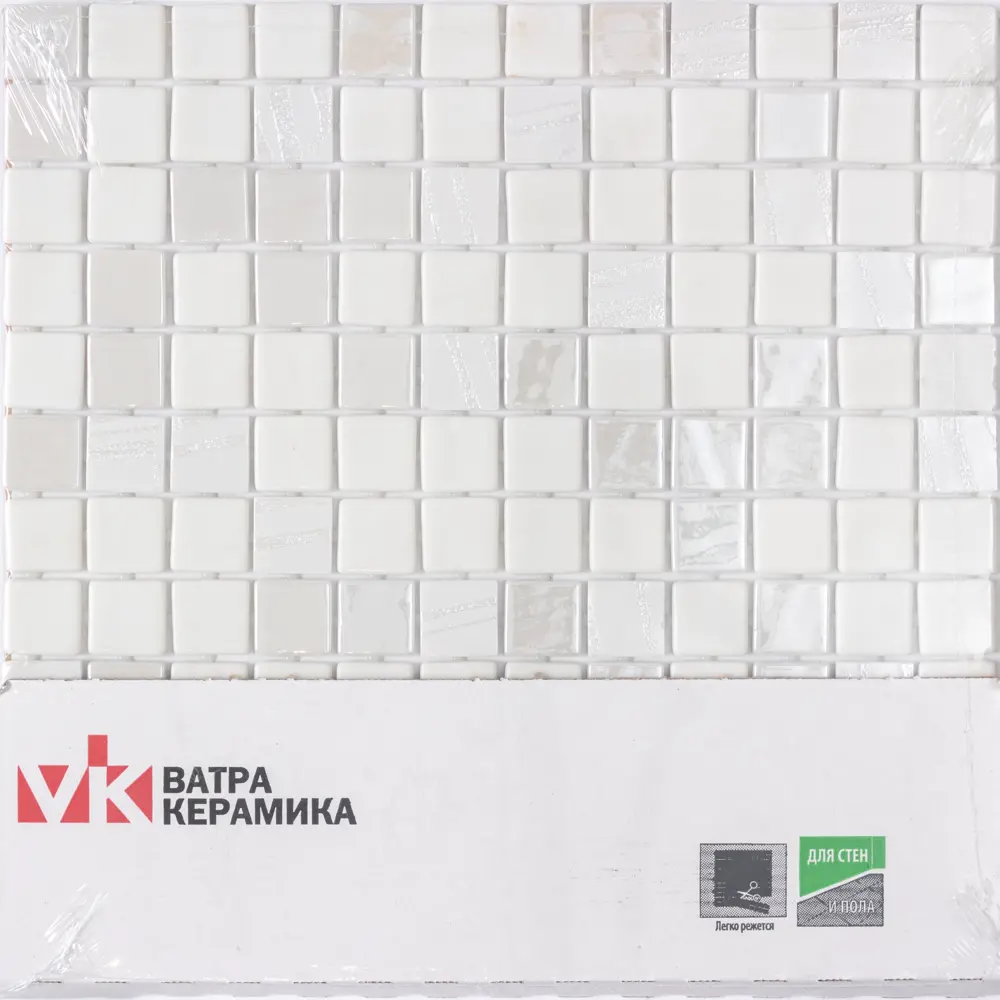 Мозаика Iris White стекломасса 31.1x4.9 см цвет белый Santreyd Мозаика Onix STLM-2055025 - Вид №9