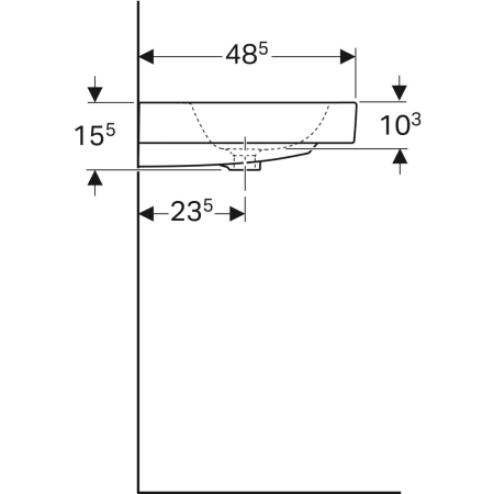 124063000 Раковина Geberit iCon Geberit  - Вид №38