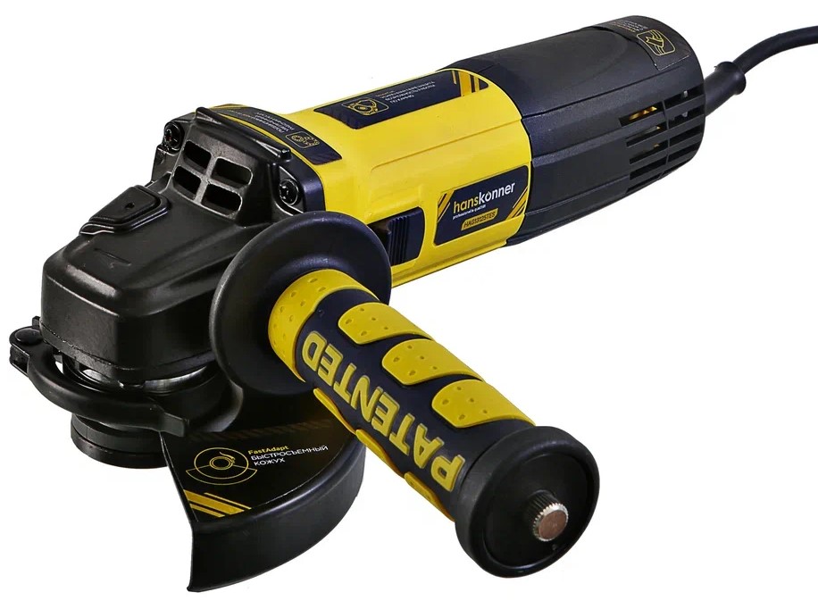 Углошлифовальная машина (УШМ) Hanskonner HAG13125TES 9070776 STDN-0000856