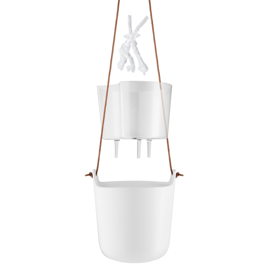 568164 Горшок с функцией самополива подвесной белый Eva Solo  - Вид №5