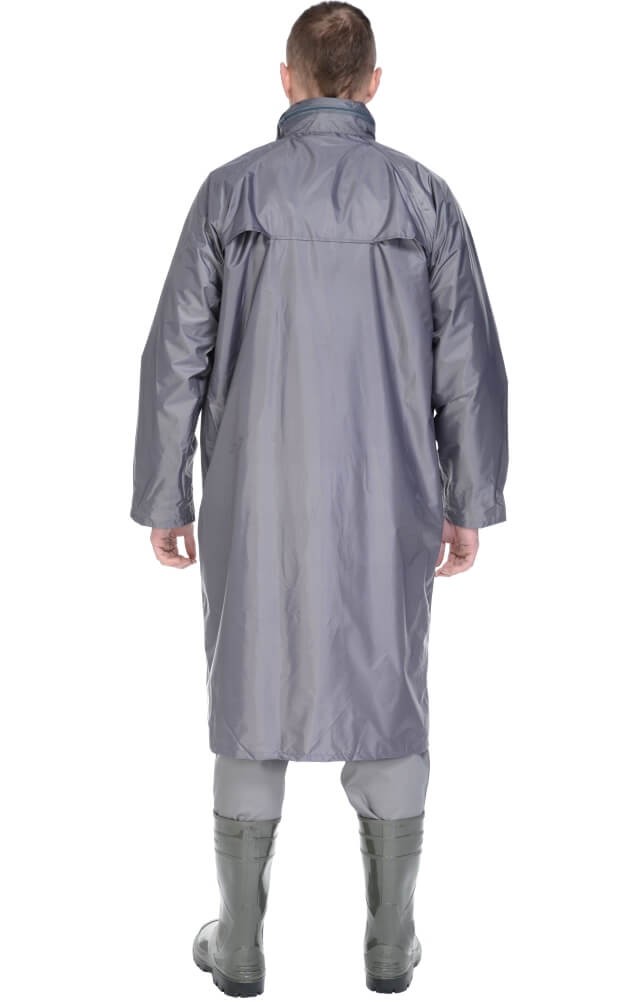 5041802 Плащ Альбатрос влагозащитный ЛАЙТ М серый  Непромокаемая спецодежда  размер L  - Вид №7