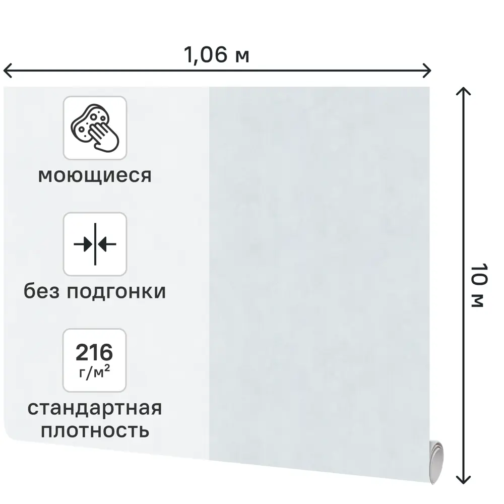 Обои флизелиновые Аспект Ру Марта голубые 1.06 м 78039-16 STLM-2076795 - Вид №1