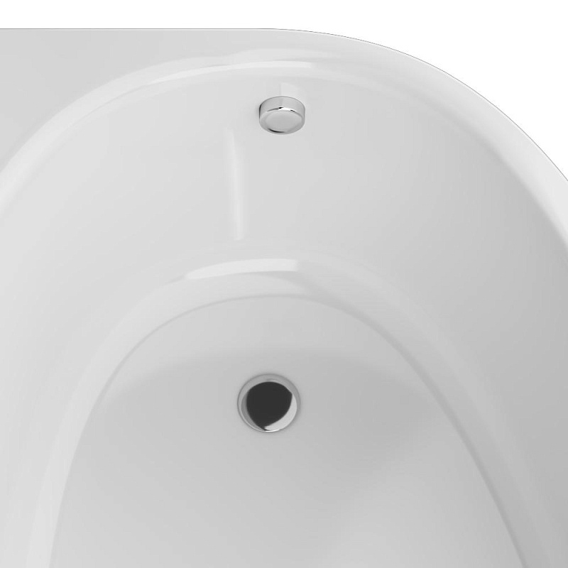 W80A-170L110W-A ванна акриловая 170х110 см левосторонняя шт AM.PM Like - Вид №2