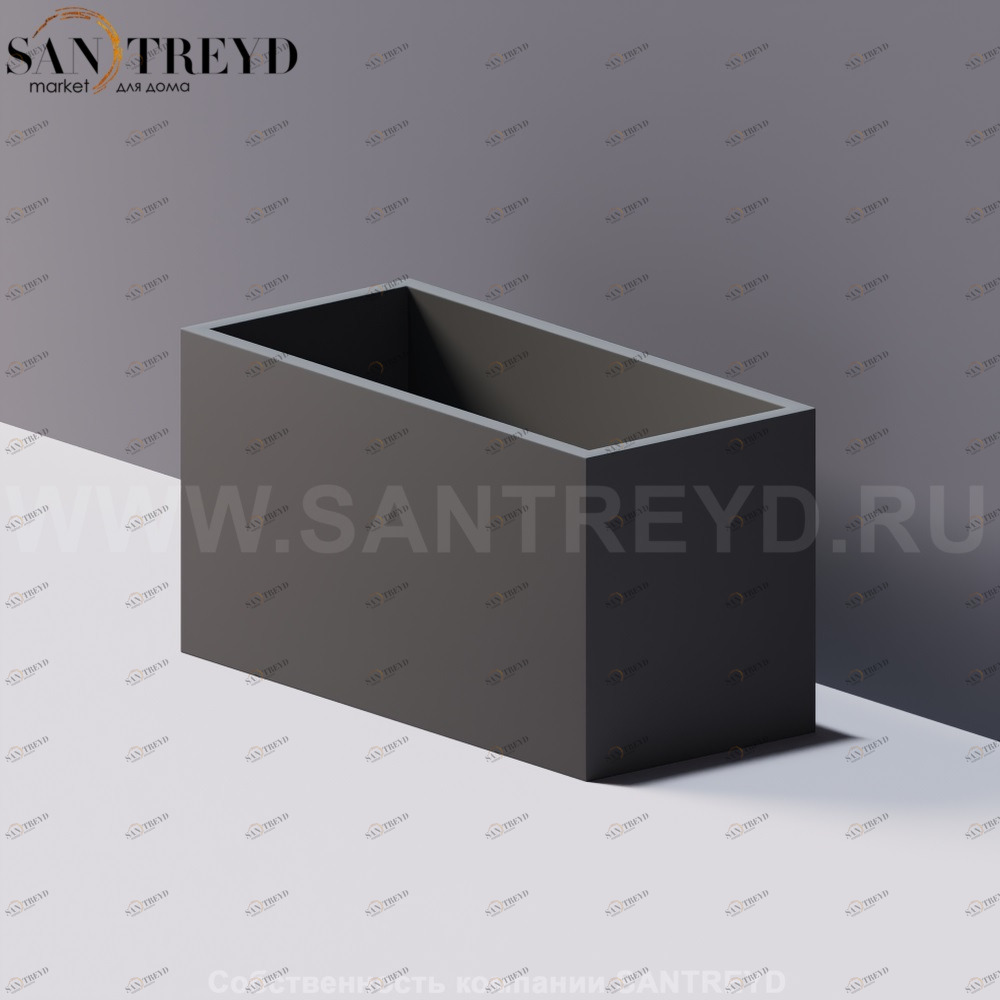 Agape PUZZLE Встраиваемая малая низкая коробка серая ALEG524GR