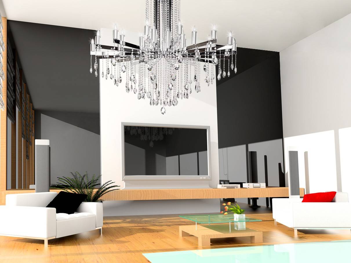 Люстра дизайнерская Worth 2 хром белая 613010332 SUPERNW ДИЗАЙНЕРСКИЕ, РАМОНА 056030 Хром;белый  - Вид №1