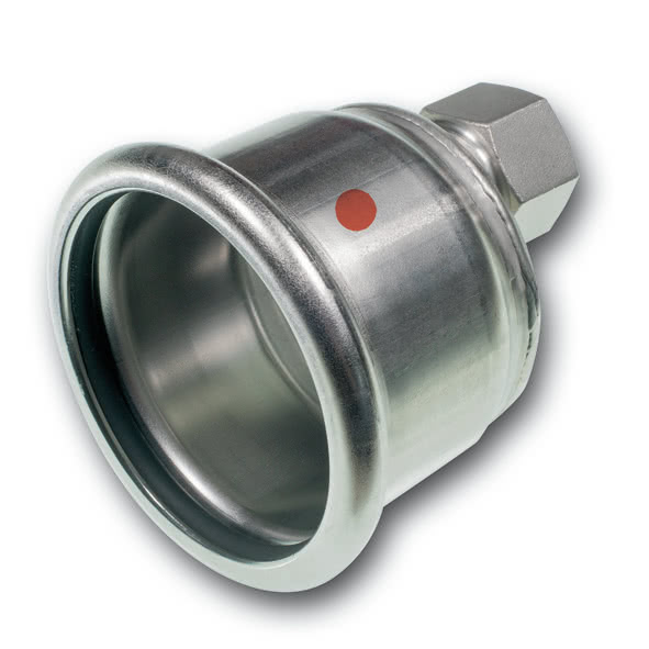 691301E8934 SANHA 91301E пресс-фит. нерж.сталь, заглушка ВПр 88,9x3/4 мм  - Вид №1