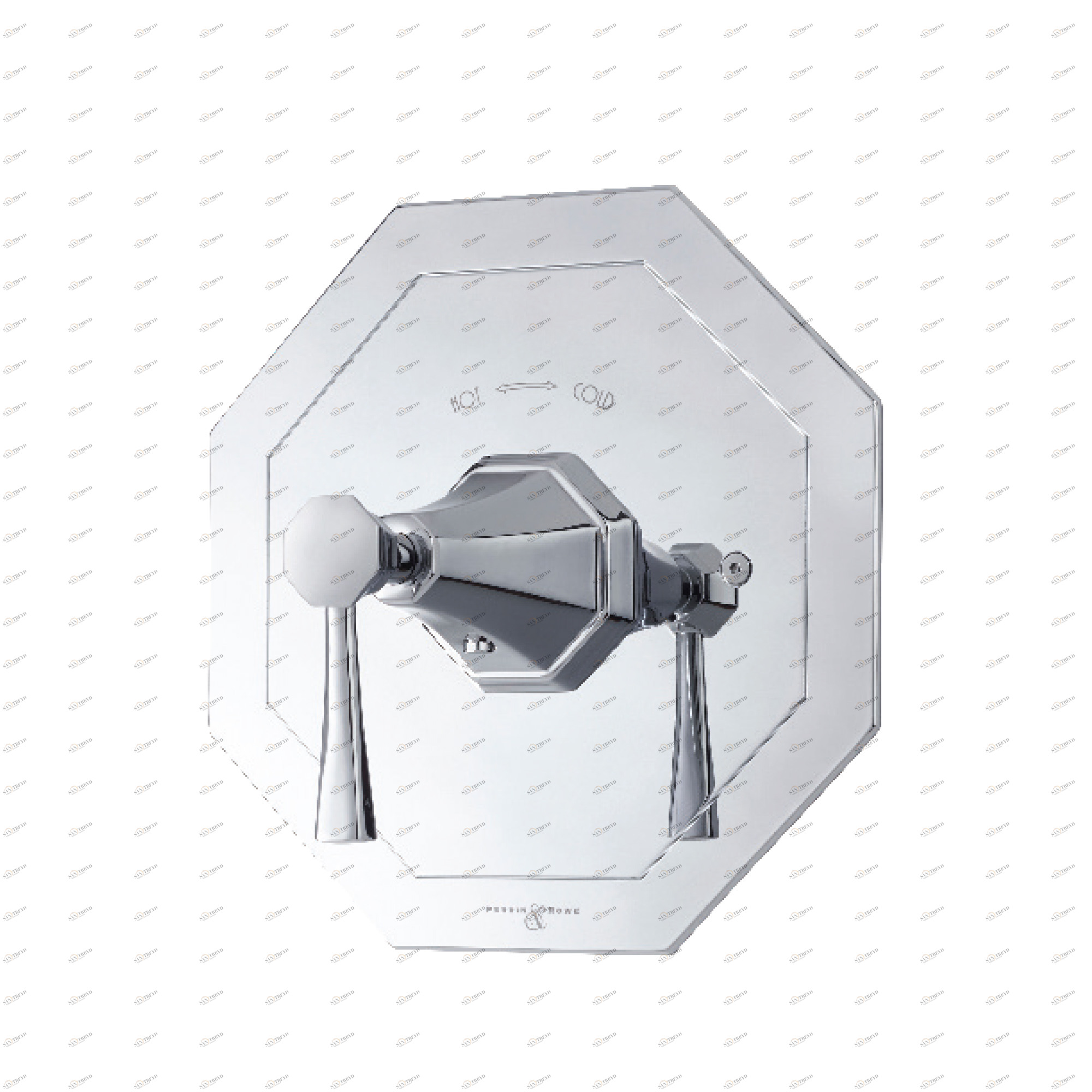 Traditional bathrooms АРТ ДЕКО Смеситель для душа с термостатом с рычагом Pr5157.ag 