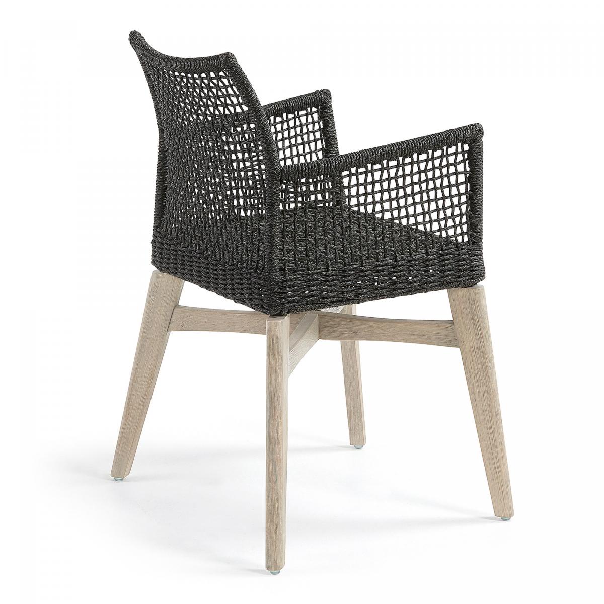 051748 Кресло темно-серое La Forma Rodini  - Вид №4