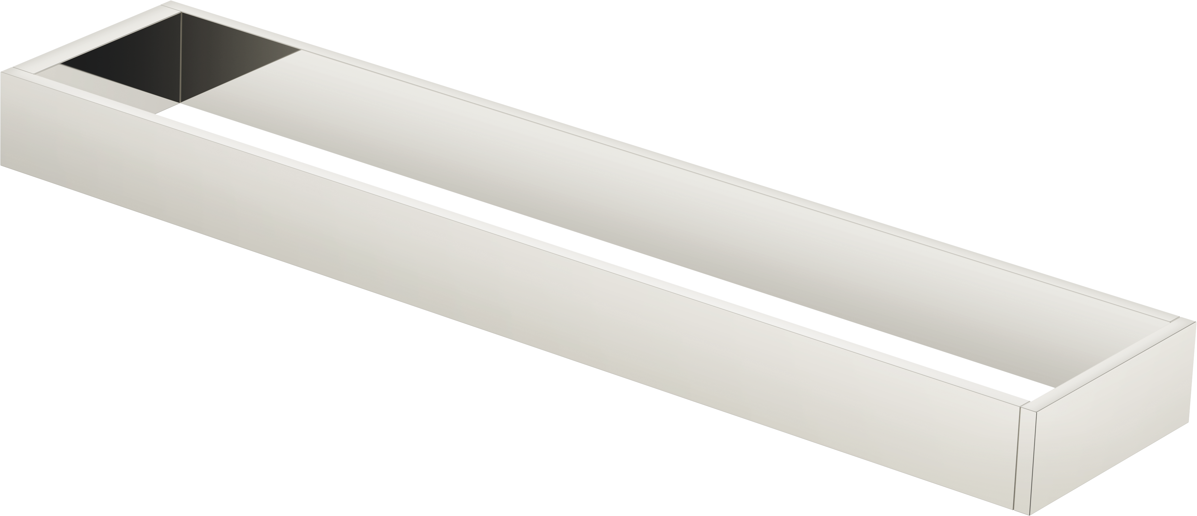 Вешалка для полотенец из двух частей неповоротная - Platinum