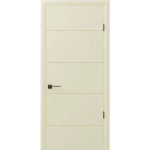 Дверь межкомнатная Космо глухая шпон натуральный цвет слоновая кость 80x200 см 88282858 STLM-2160012