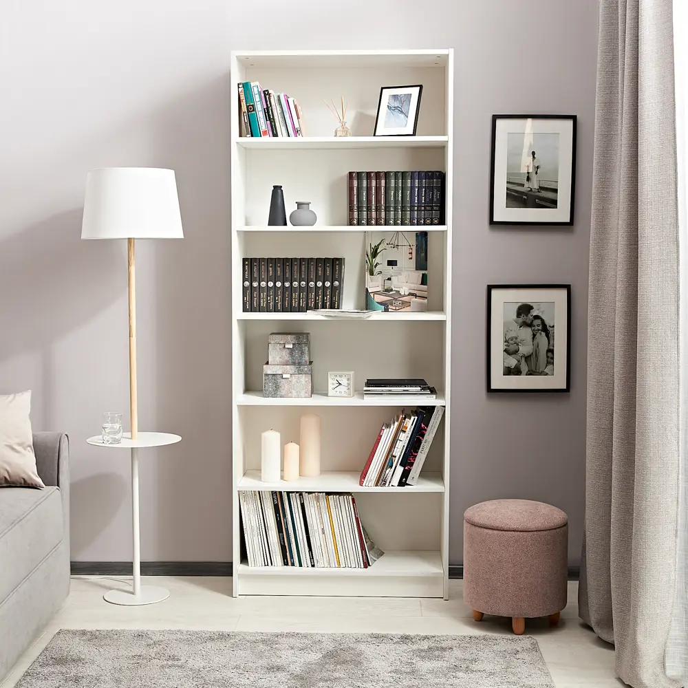 Стеллаж БУККЕР Органайзер для книг и аксессуаров с регулируемыми полками 82851587