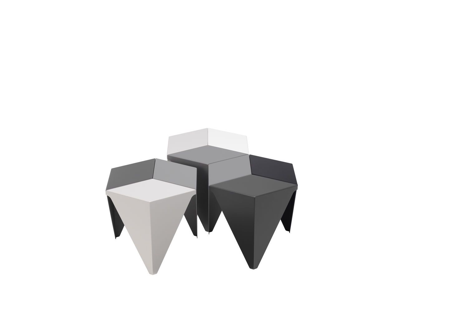 Алюминиевый журнальный столик VITRA PRISMATIC TABLE ARCH-00059368 - Вид №9