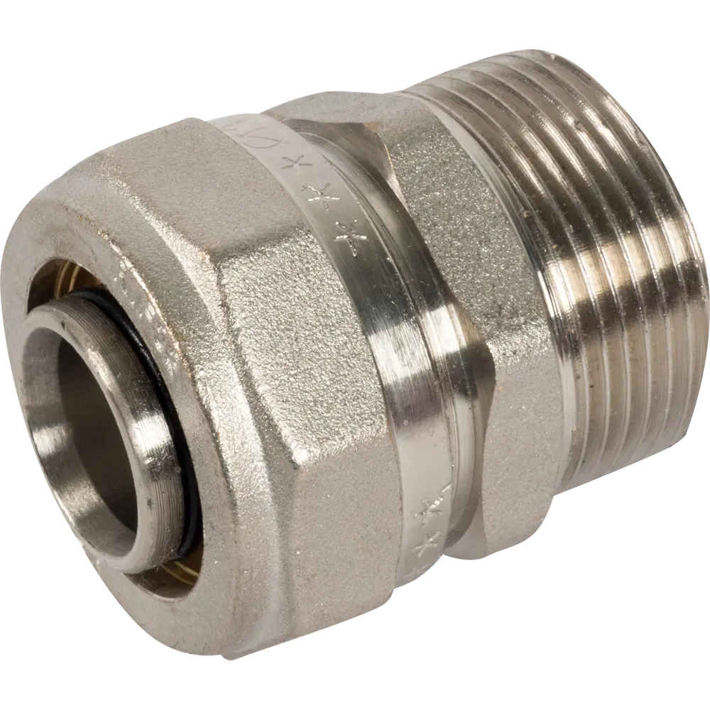 Переходник Valtec 1 1/4"x32 мм НР никелированная латунь VTM.301 STLM-2068669