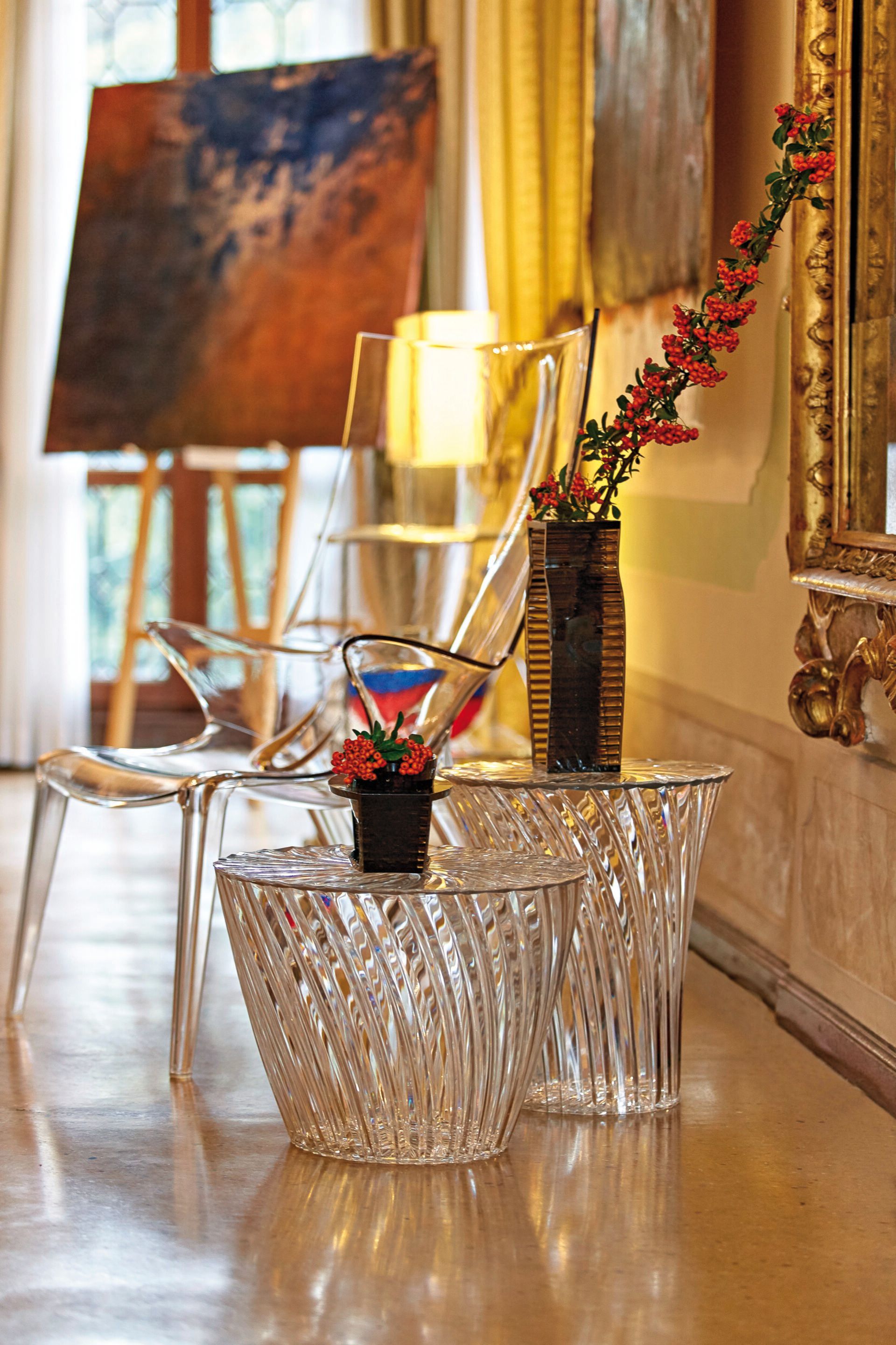 Контейнер / журнальный столик из ПММА Kartell SPARKLE ARCH-00048678 - Вид №7