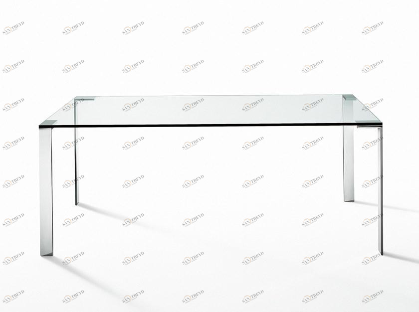 Desalto Стол из стали и стекла Liko glass sun-id-1359049