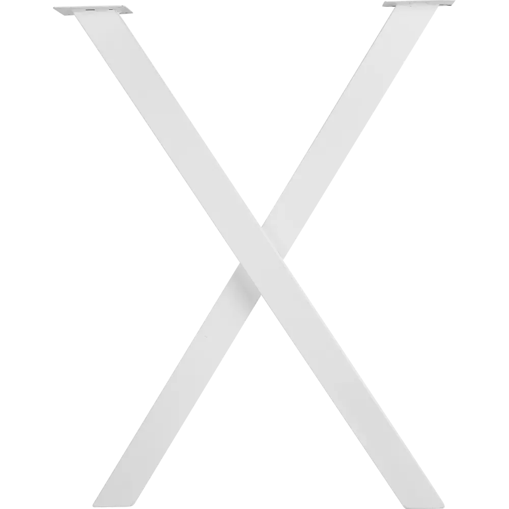 Подстолье для обеденного и письменного стола 72 см сталь цвет белый сатинированный DUCKANDDOG STLM-2063856 - Вид №2