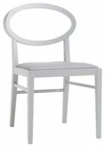 Andreu World Стул из бука со встроенной подушкой и открытой спинкой Zarina Si1707