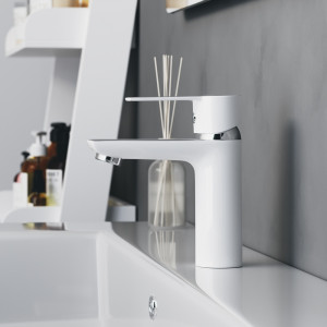 840210000 смеситель для умывальника без дк белый Damixa Origin Elegance