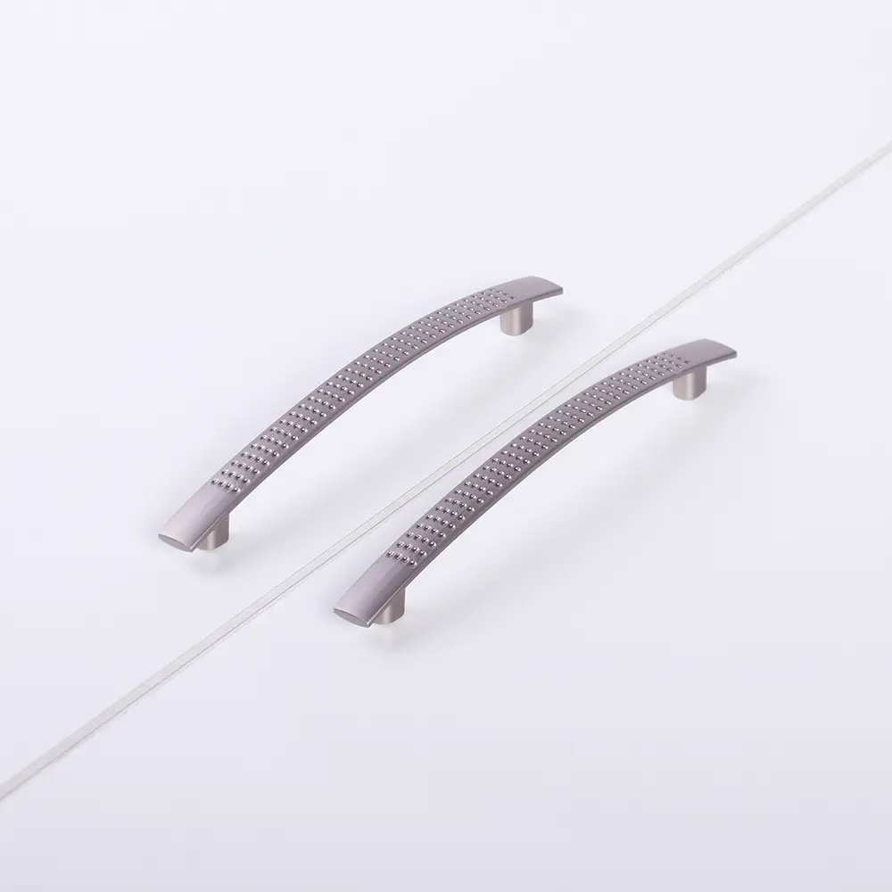 87377671 Ручка-скоба мебельная L4.030 ЦАМ 128 мм цвет никель STLM-1011753 LARVIJ  - Вид №6