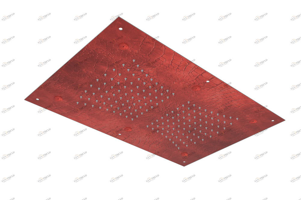 Graffio Прямоугольная лейка душа 600 × 400 мм с 6 небулайзерами. SK221 