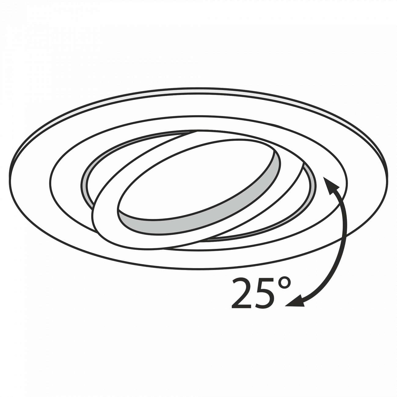 Встраиваемый спот серебряный Technical Atom DL023 TECHNICAL DOWNLIGHT 00-3957181 Серебро  - Вид №6