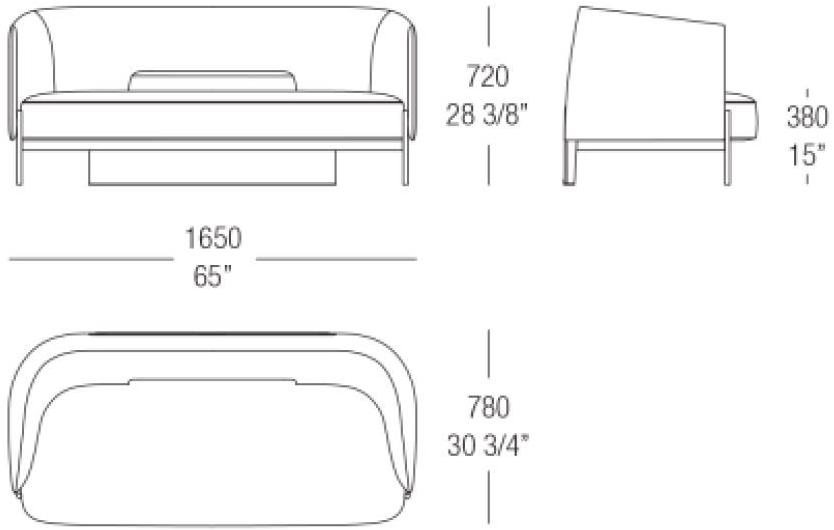 MisuraEmme Диван из ткани Misuraemme sun-id-1441422 - Вид №13