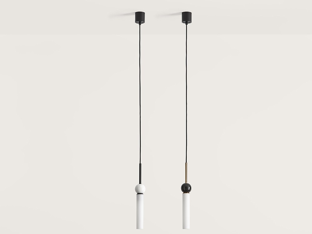 100989 Подвесной светильник золотой - черный мрамор Aromas del Campo Delie 