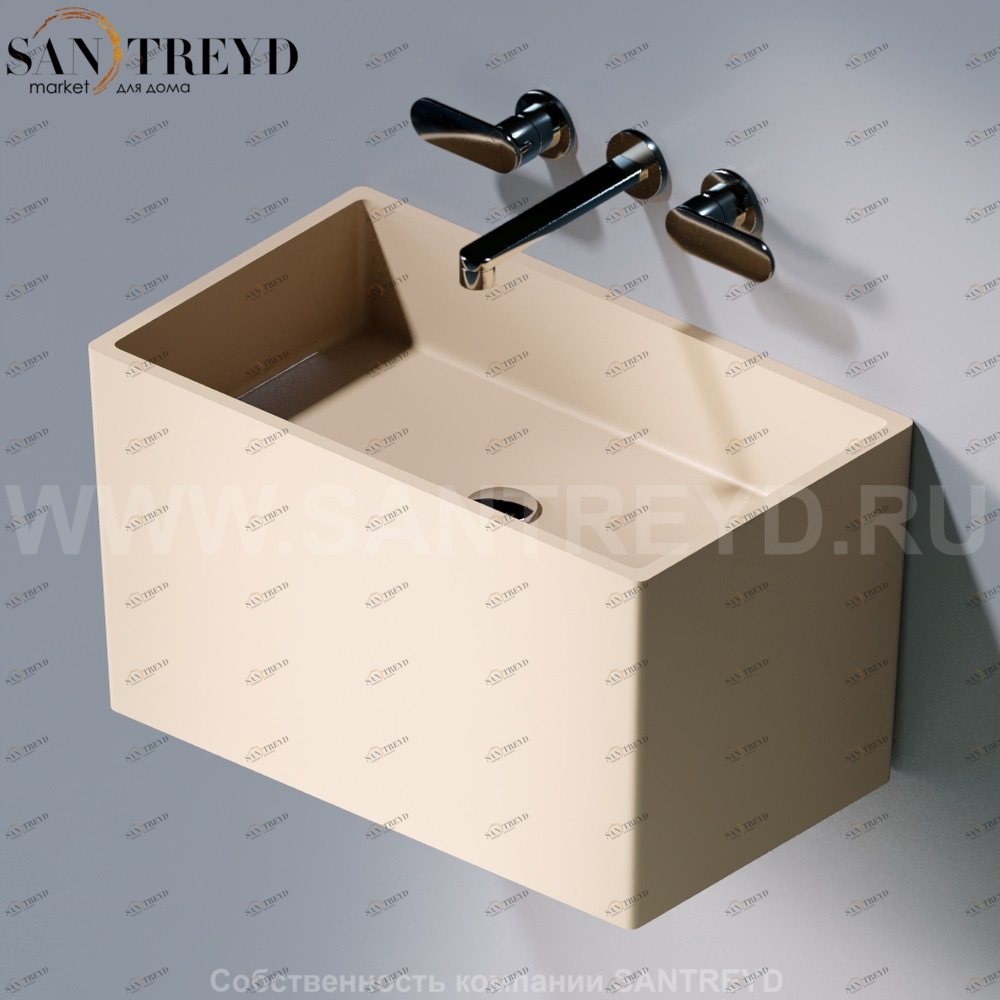 L111.131 Подвесная раковина настенная овальная A. e T. Italia TOWER бежевая AeT ITALIA