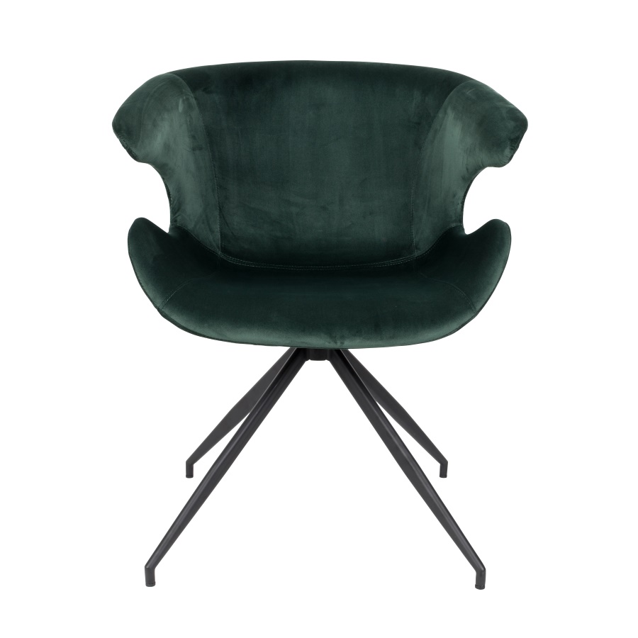 Кресло Mia зеленое бархатное Zuiver 1200148 - Вид №6