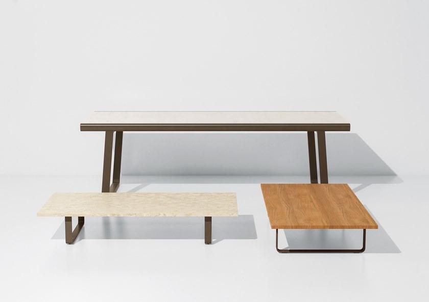 Kettal Садовый стол из тикового дерева раздвижной Bitta #70701 / #70703 - Вид №1