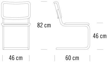 Thonet Консольный стул из сетки S 32 / s 64 sun-id-1436796 - Вид №1