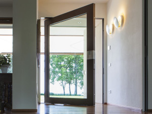 Застекленная входная дверь