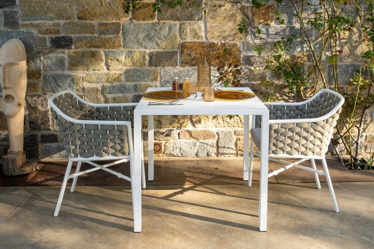 Штабелируемый садовый стул с подлокотниками DRIGANI любовь ARCH-00108110 - Вид №7